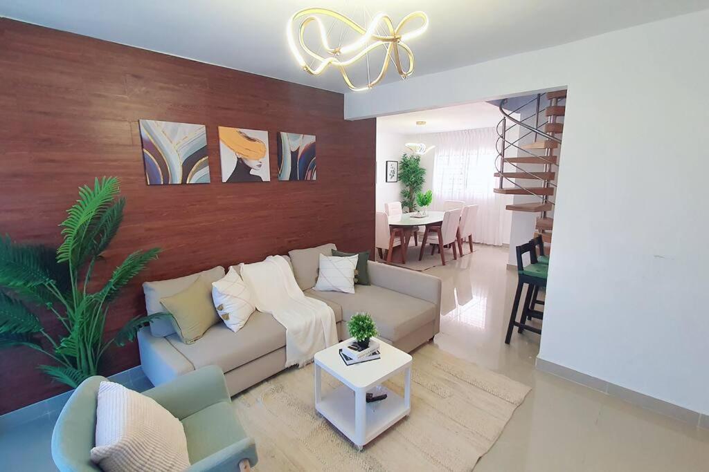 Apart. Bbq, Jacuzzi Y Vista Al Mar, 4Hb/Ac. Apartment Barahona Bagian luar foto